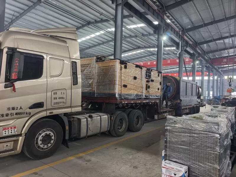 Jinqi Mining Machinery sendir lotu af trommuaðskilnaðar- og stuðningsbúnaði til Rússlands